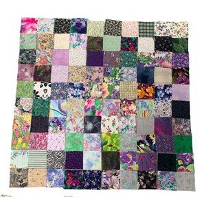 100 Precut 2" Cotton Fabric Squares - Quilting & Crafting Sew